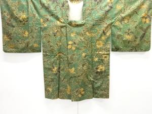 大正ロマン　ジャワ更紗道行コート